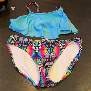 Girls Multi-colored Bikini